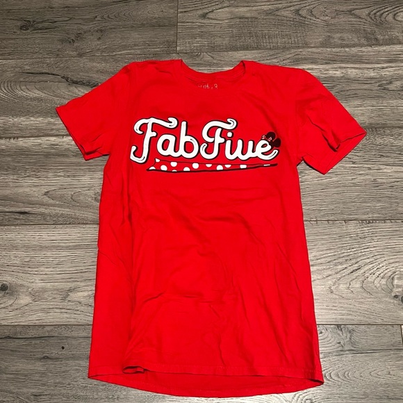 The Lost Bros Fab Five Minnie Mouse T-Shirt - Picture 1 of 2